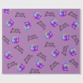 Birthday Cadeaupapier (Vlak)