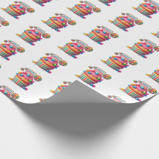 Birthday  cadeaupapier (Hoek)