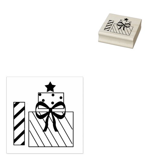 Birthday Cadeaus Art Stempel (Gestempeld)