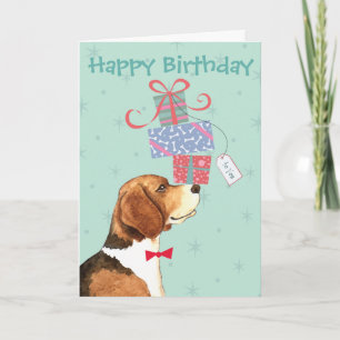 Birthday Cadeaus Beagle Kaart