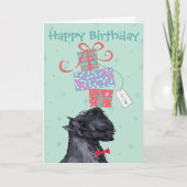 Birthday Cadeaus Bouvier des Flandres Card Kaart (Voorkant)