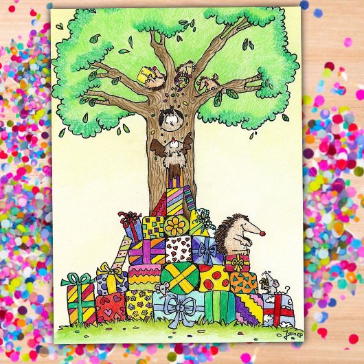 BIRTHDAY CADEAUS briefkaart van Nicole Janes