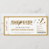 Birthday Cadeaus Concert Ticket Sjabloon Show Vouc (Voorkant)