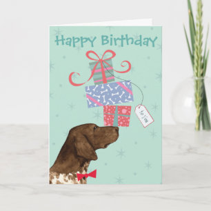 Birthday Cadeaus German Shorthaired Pointer Kaart