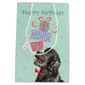 Birthday Cadeaus Portugese waterhond Medium Cadeauzakje (Achterkant)