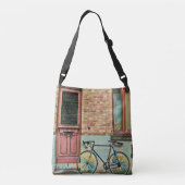 Birthday-cadeaus voor fietsenliefhebbers crossbody tas (Achterkant)