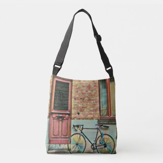 Birthday-cadeaus voor fietsenliefhebbers crossbody tas (Voorkant)