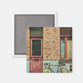 Birthday-cadeaus voor fietsenliefhebbers magneet (Voorkant / Achterkant)