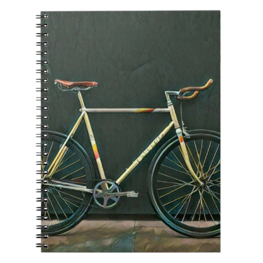 Birthday-cadeaus voor fietsenliefhebbers notitieboek (Voorkant)
