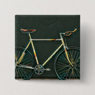 Birthday-cadeaus voor fietsenliefhebbers vierkante button 5,1 cm