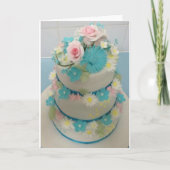 Birthday cake 1 kaart (Voorkant)