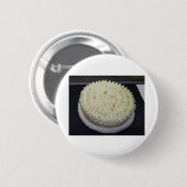 Birthday cake 1 ronde button 5,7 cm (Voorkant /achterkant)