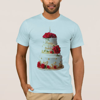 Birthday Cake Art design T-shirts
