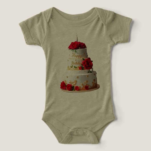 Birthday Cake Art design T-shirts (Design voorkant)