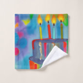 Birthday Cake Bad Handdoek (Wasdoekje)