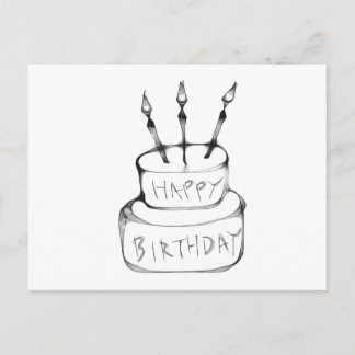 Birthday Cake Briefkaart