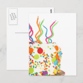 Birthday Cake Briefkaart (Voorkant / Achterkant)