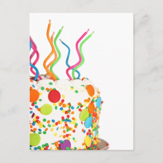 Birthday Cake Briefkaart (Voorkant)