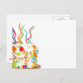 Birthday Cake Briefkaart (Voorkant / Achterkant)
