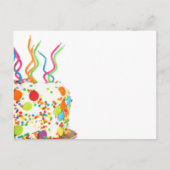 Birthday Cake Briefkaart (Voorkant)