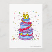 Birthday Cake Briefkaart (Voorkant)