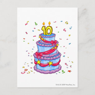Birthday Cake Briefkaart
