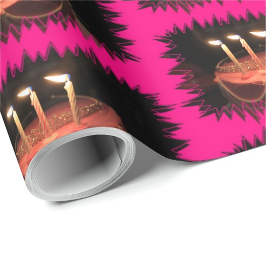 Birthday Cake Cadeaupapier (Rol Hoek)