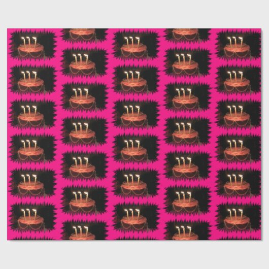 Birthday Cake Cadeaupapier (Vlak)