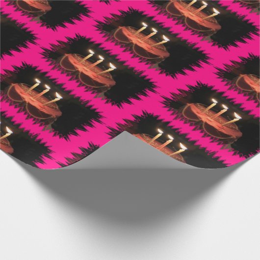 Birthday Cake Cadeaupapier (Hoek)