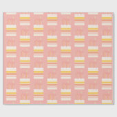 Birthday Cake Cadeaupapier (Vlak)