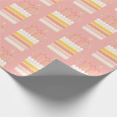 Birthday Cake Cadeaupapier (Hoek)