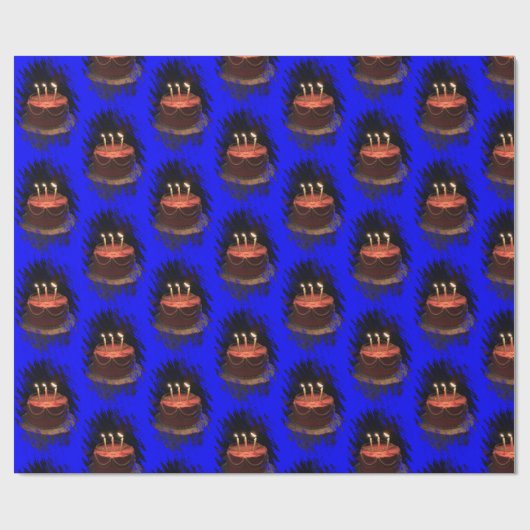 Birthday Cake Cadeaupapier (Vlak)