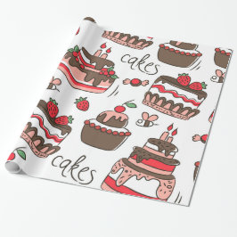 Birthday Cake Cadeaupapier