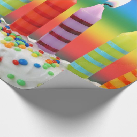 Birthday Cake Cadeaupapier (Hoek)