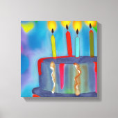 Birthday Cake Canvas Afdruk (Voorkant)