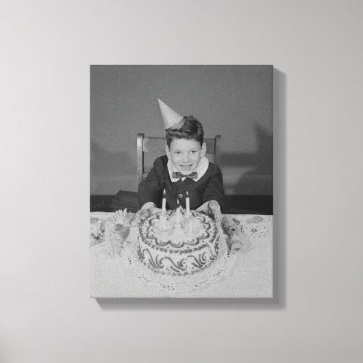 Birthday Cake Canvas Afdruk (Voorkant)