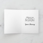 Birthday Cake Card Kaart (Binnen)