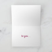 Birthday Cake Card Kaart (Binnen)