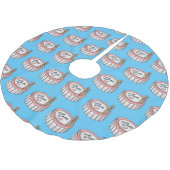 Birthday cake cartoon illustratie kerstboom rok (Gekanteld)