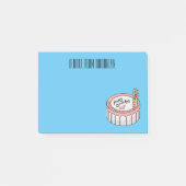 Birthday cake cartoon illustratie post-it® notes (Voorkant)