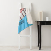 Birthday cake cartoon illustratie sherpa deken (In situ)