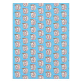 Birthday cake cartoon illustratie tafelkleed (Voorkant)