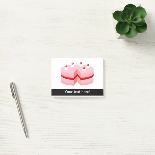 Birthday cake cartoon post-it® notes (Kantoor)