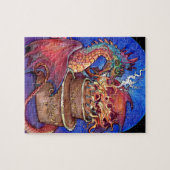 Birthday Cake Dragon Legpuzzel (Horizontaal)