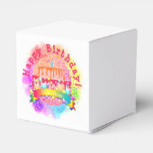 Birthday Cake Favor Box - HAMbWG Bedankdoosjes (Achterkant)