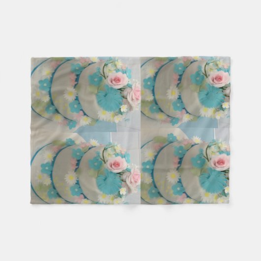 Birthday cake fleece blanket  (Voorkant (Horizontaal))
