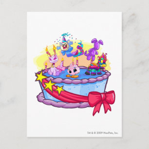Birthday Cake Group Shot Briefkaart