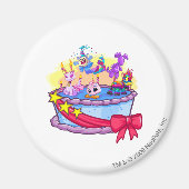 Birthday Cake Group Shot Magneet (Voorkant)