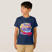 Birthday Cake Group Shot T-shirt (Voorkant volledig)