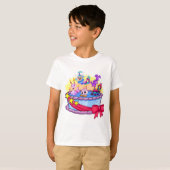 Birthday Cake Group Shot T-shirt (Voorkant volledig)